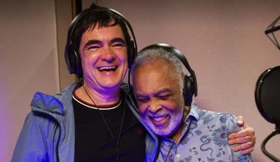 "Vamos Fugir" com Gilberto Gil e Samuel Rosa 1 Samuel Rosa e Gilberto Gil regravam Vamos Fugir Brunini Divulgacao 1