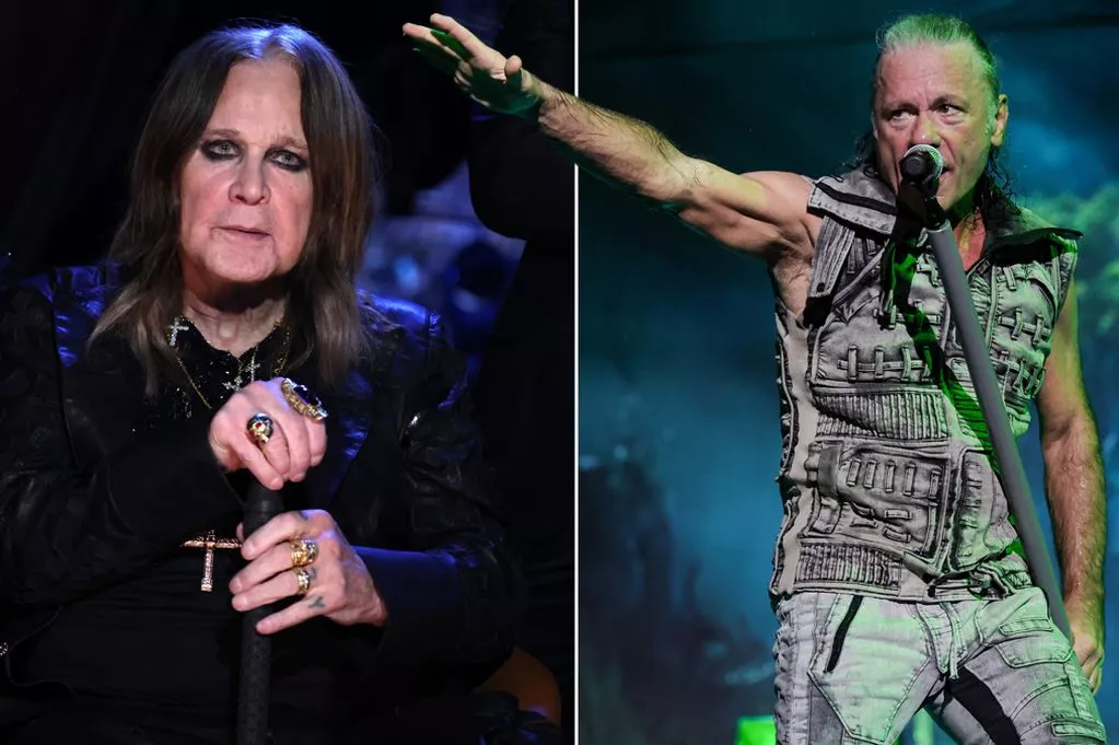 Iron Maiden deixa desavenças de lado ao lamentar morte de Ozzy Osbourne 1 0 Osbourne Bruce Dickinson MAIN