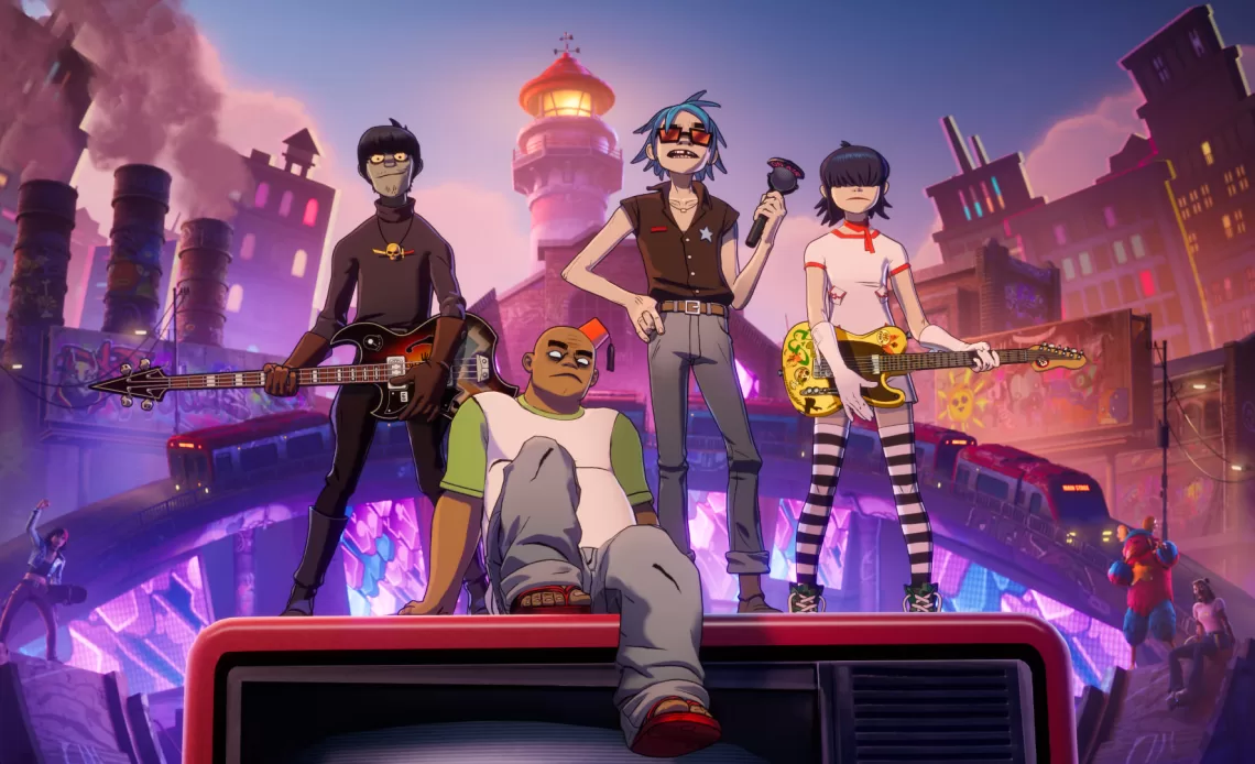 Gorillaz é atração principal da 10ª temporada do Fortnite Festival, que acontece amanhã (26) 1 IBAGEM GORILLAZ