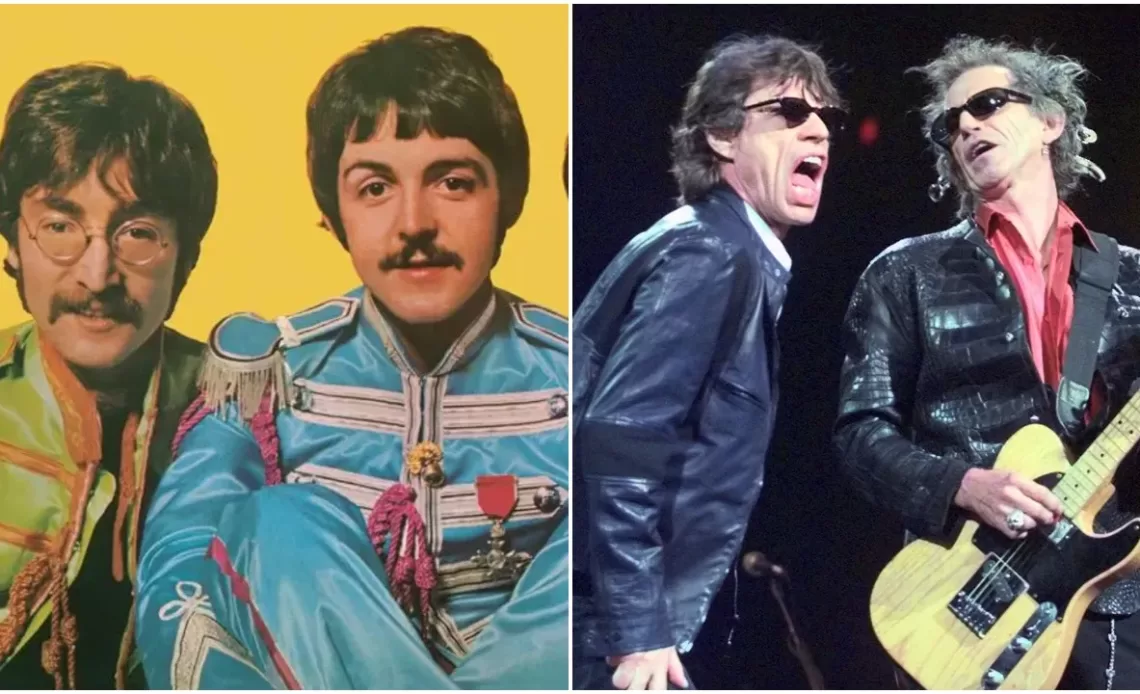 🎸 Rock x Pop: Pete Townshend explica (ou tenta explicar) por que Rolling Stones são rock e Beatles são pop 1 IBAGEM ROLLING BEATLES