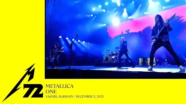 Metallica transforma noite no Bahrein em capítulo épico da turnê 1 IBAGEM METALLICA ONE