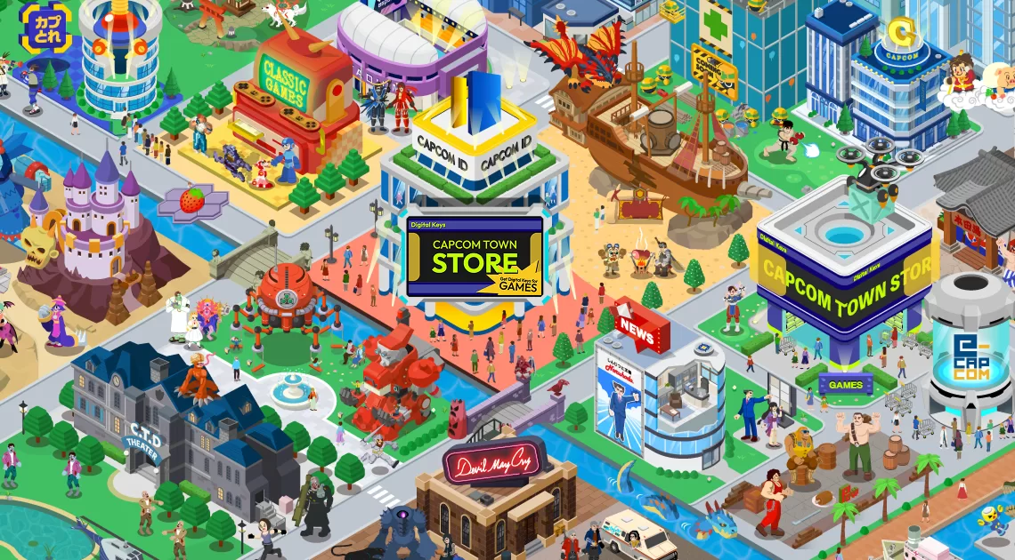 Rock Geek: Capcom libera 8 clássicos grátis para jogar no navegador 1 IBAGEM CAPCOM TOWN