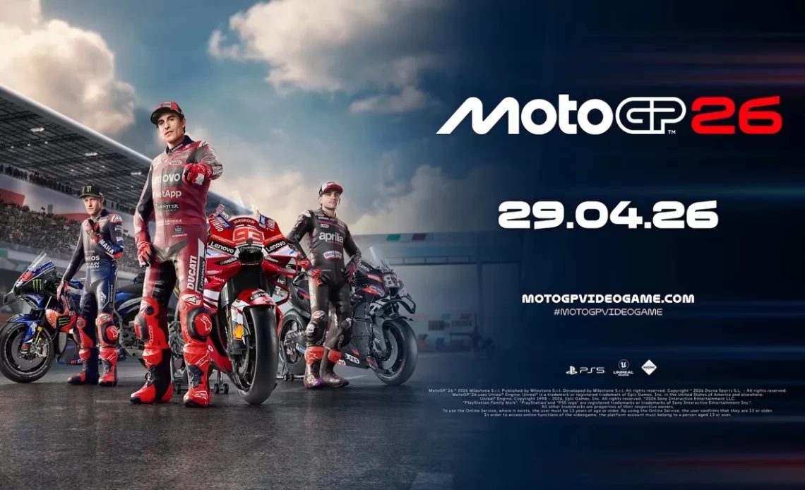 Rock Geek: MotoGP 26 acelera forte e chega com física realista e modo carreira turbinado 1 IBAGEM 26 MOTOGP