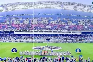 Torcida do Remo manda mosaico estilo rock e homenageia Guns N’ Roses no Mangueirão 2 IBAGEM MOSAICO REMO PREMIERE