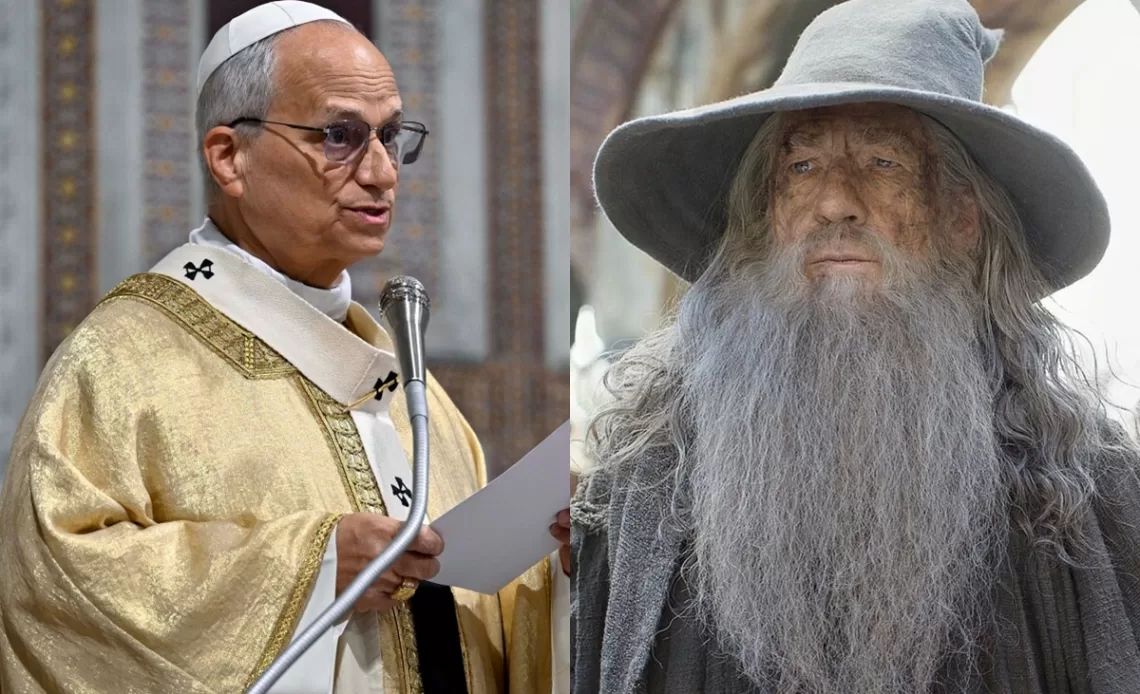 Rock Geek: Papa cita Gandalf em discurso sobre IA e internet entra em modo “fantasia medieval cyberpunk” 1 IBAGEM GANDALF PAPA