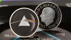 Pink Floyd vira moeda oficial no Reino Unido e fãs já estão prontos para vender um rim colecionável 2 IBAGEM MOEDA SPINKFLOYD