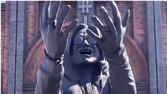 Hellfest: Ozzy Osbourne ganha estátua gigante de seis metros em homenagem ao príncipe do metal 1 IBAGEM HELFEST