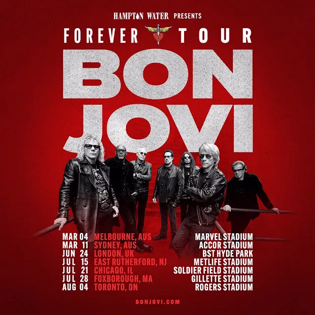 Rock News: Bon Jovi confirma novos shows em estádios para 2027; confira as datas da turnê 1 IBAGEM BON JOVI